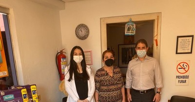 La Nación / Hogar Albino Luis: niños reciben alimentos y kits de higiene