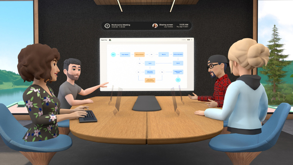 Facebook presenta una plataforma para reuniones en realidad virtual