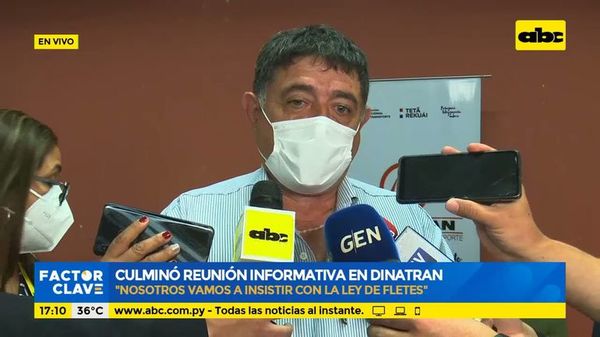 Culminó reunión informativa en Dinatrán - ABC Noticias - ABC Color