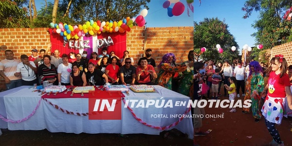 500 NIÑOS CELEBRARON A LO GRANDE SU DÍA, GRACIAS A LA ORGANIZACIÓN DE VECINOS