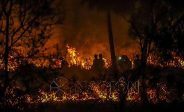 Diario HOY | Se expande el incendio de pastizales sobre la ruta Luque - San Bernardino