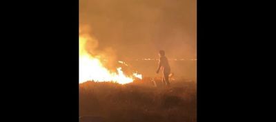 Incendios forestales arrasan con poblado de Karapa’i, en Amambay - Nacionales - ABC Color