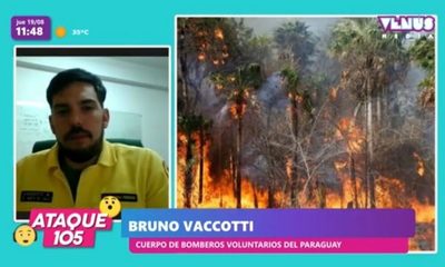Bomberos detectan 5.000 focos de calor activos a nivel país