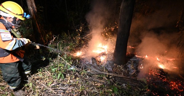 La Nación / Bomberos combaten incendios en Bolivia