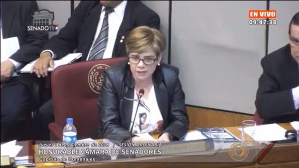 Anulan caso contra senadora Masi por no pedir su desafuero
