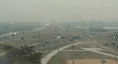Intensa humareda cubre Central volviendo insalubre el ambiente | Noticias Paraguay