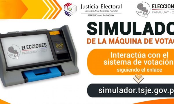 Ciudadanía cuenta con simulador de la Máquina de Votación en la web de la Justicia Electoral