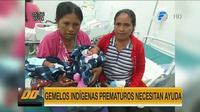 Gemelos Nivaclé necesitan ayuda para retornar a su comunidad