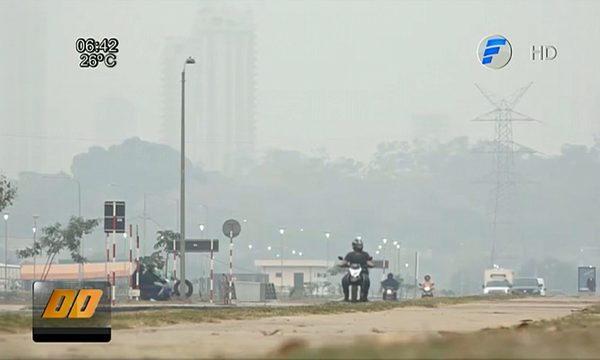 Intensa humareda en Asunción y Central provoca ambiente insalubre | Telefuturo