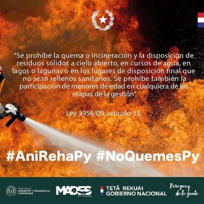 Instan a denunciar quema de pastizales y basura | OnLivePy