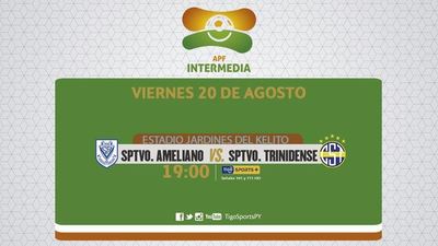 Ameliano y Trinidense juegan en los Jardines del Kelito