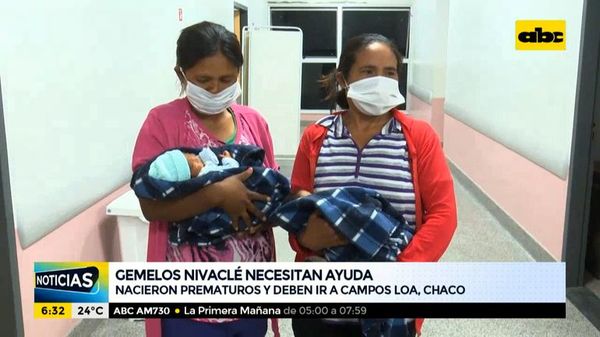 Gemelos Nivaclé necesitan ayuda para retornar a su comunidad - ABC Noticias - ABC Color