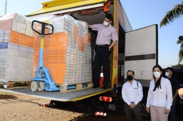 Llegó una camionada de medicamentos comprados por la Gobernación de Amambay