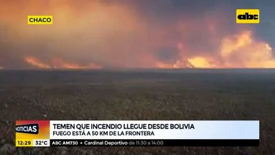 Incendios podrían empeorar: fuego en Bolivia se aproxima a Paraguay y activan plan de contingencia - Nacionales - ABC Color