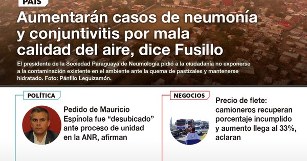 La Nación / LN PM: Las noticias más relevantes de la siesta del 20 de agosto