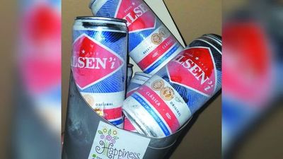 El ramo de cerveza fría sale a full para regalo