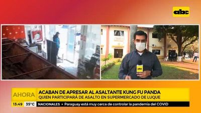 Detienen al asaltante “Kung Fu Panda” - ABC Noticias - ABC Color