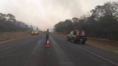 Patrulla Caminera emite recomendaciones para conducir en medio del humo – Prensa 5