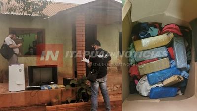 INCAUTAN EVIDENCIAS Y PRESUNTA MARIHUANA TRAS ALLANAMIENTO