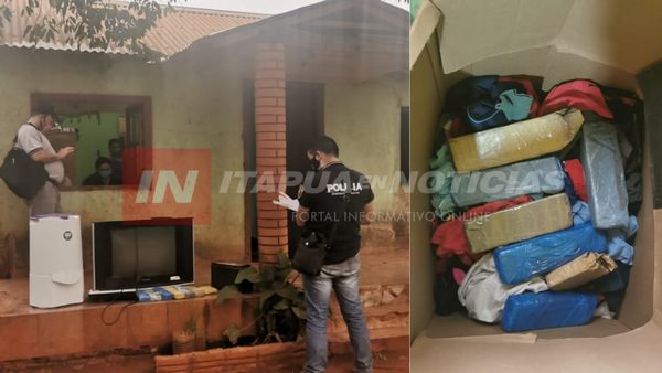 INCAUTAN EVIDENCIAS Y PRESUNTA MARIHUANA TRAS ALLANAMIENTO