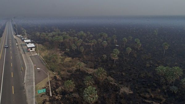 Informan de más de 11.000 focos de incendios en todo el Paraguay