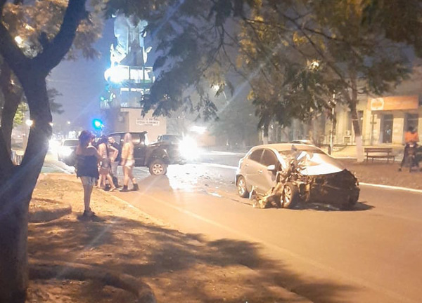 Accidente con daños materiales en Concepción