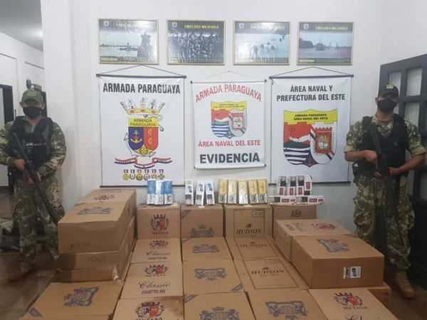 Incautan presunta marihuana, cigarrillos y armas en el Este