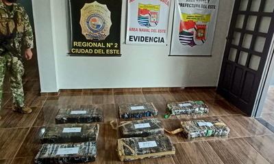 Senad requisa más de 100 kilos de marihuana a orillas del río Paraná - OviedoPress