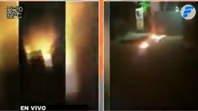 Manifestantes atacan Prefectura Naval en Ita Enramada | Noticias Paraguay