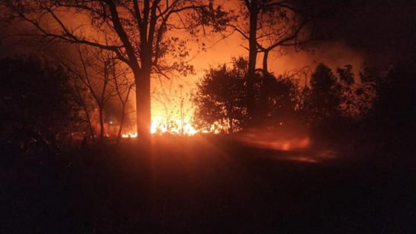 En Alto Paraná hace dos semanas se multiplican incendios de pastizales