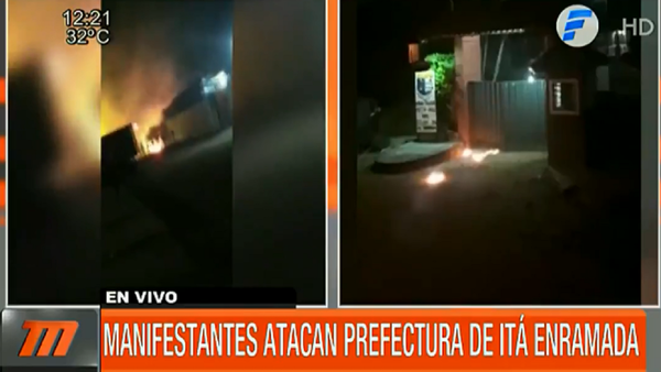 Desconocidos atacan Prefectura Naval de Itá Enramada