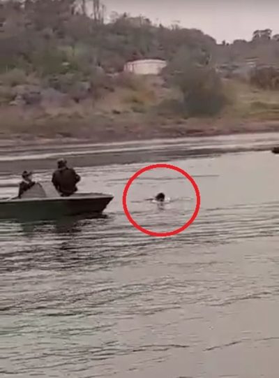 Viralizan incidente entre presunto pasero y patrulla naval - Nacionales - ABC Color