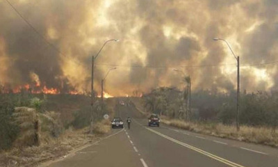 Incontrolable incendio de gran magnitud en el Parque Nacional Cerro Corá - OviedoPress