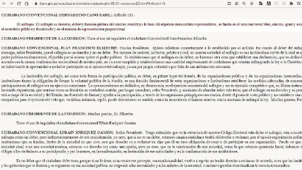 En la Constituyente ya se alertó que voto obligatorio cercena la libertad