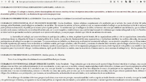 En la Constituyente ya se alertó  que voto obligatorio cercena la libertad