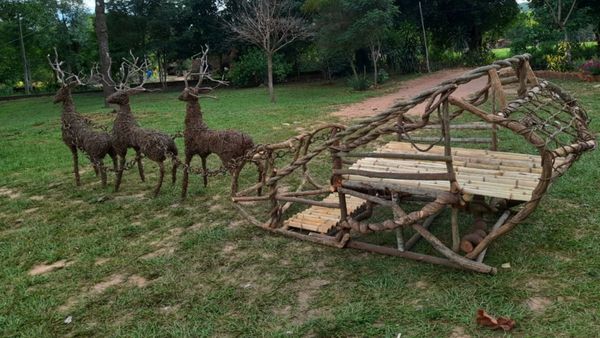 Artesanos de Tobatí dan vida a animales con  ysypo