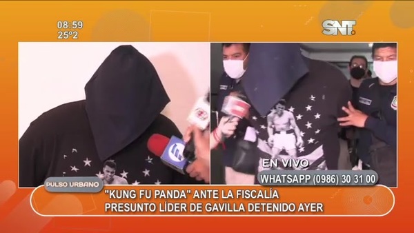 Presunto líder de gavilla fue detenido - SNT