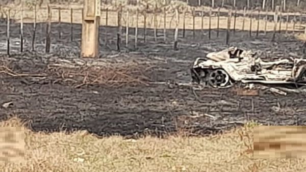 Tres fallecidos tras vuelco e incendio de vehículo en Concepción