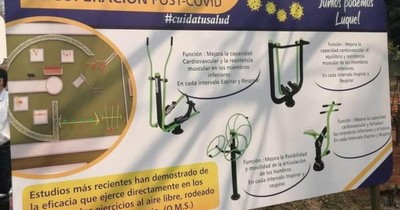 La Nación / Inauguran plaza con área de recuperación pos-COVID-19 en Luque
