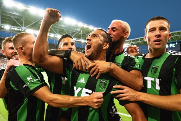 Cecilio Domínguez anota un gol en la victoria del Austin FC