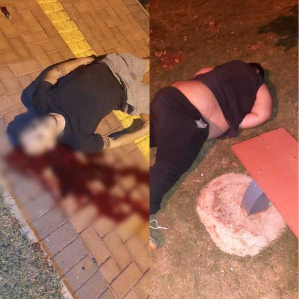 PISTOLEROS acribillan a DOS PERSONAS en una plaza de SANTA RITA