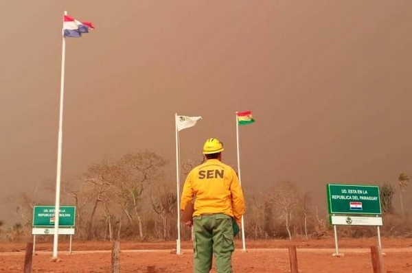 Diario HOY | Incendio ya ingresó a territorio paraguayo desde Bolivia