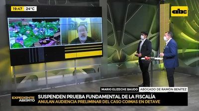 Caso coimas de Detave: Suspenden prueba fundamental de la fiscalía - ABC Noticias - ABC Color