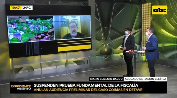 Caso coimas de Detave: Suspenden prueba fundamental de la fiscalía - ABC Noticias - ABC Color