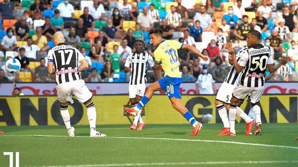 Juventus sufre al VAR y no pasa del empate ante Udinese