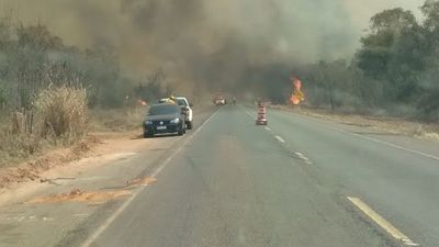 Preocupa en Amambay el descontrol del fuego en el Parque Cerro Corá