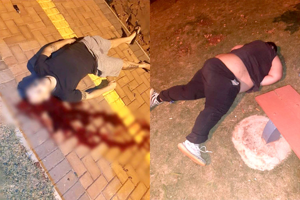 Ejecutan con disparos en la cabeza a dos sujetos en una plaza de Santa Rita - La Clave