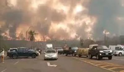 Preocupa en Amambay el descontrol del fuego en el Parque Cerro Corá