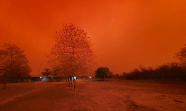 Incendio ingresó desde Bolivia al Chaco paraguayo