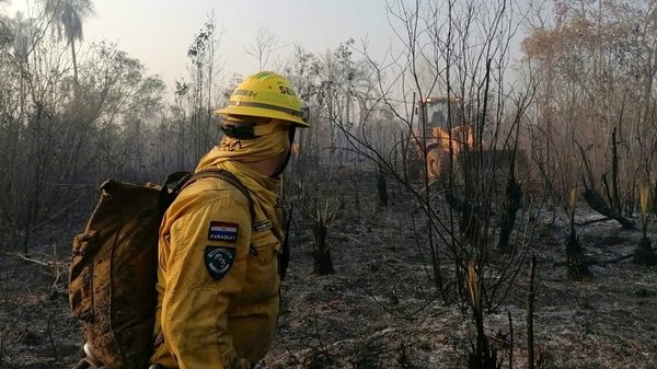 Controlan incendio en el Parque Cerro Corá | Noticias Paraguay